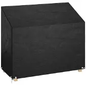 vidaXL - Tuinbankhoes - met - 8 - oogjes - 160x70x70/88 - cm - polyetheen