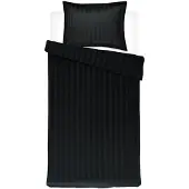 Papillon Dekbedovertrek Uni Zwart Satijn-140 x 200 / 220 cm | 1-Persoons