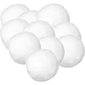 Intratuin Kerstbal Sneeuwbal Wit D 6 Cm 10 Stuks