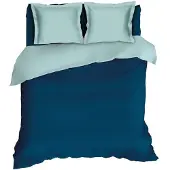 Romanette Dekbedovertrek Comtesse Teal Mistygreen Flanel-260 x 200 / 220 cm | Extra Breed