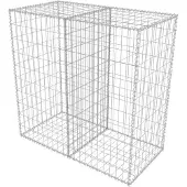 vidaXL Gabion mand 100x50x100 cm gegalvaniseerd staal