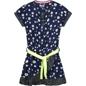 Quapi Meisjes jurk - Ambria - Donker blauw bloem