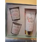 Treffina geschenk set vrouwen verjaardag - geurkaarsen - body wash - vanille