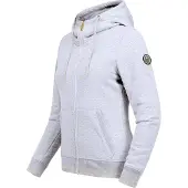 Elt Ruiter Hoodie Jas met rits en kangoeroezak steengrijs