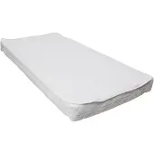 MamaLoes Wit Jersey 60 x 120 cm Waterproof Matrasbeschermer met Elastieken ML040410