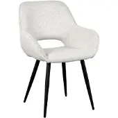 Label51 - Eetkamerstoel Fer - Beige - 57x58x87cm - Set van 2