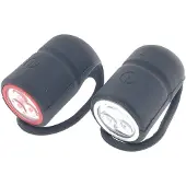 Huismerk Premium Fietslampen Set Siliconen - 2 stuks