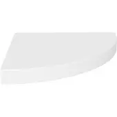 vidaXL Zwevende hoekplank wit 35x35x3,8 cm MDF