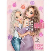 TOPModel dagboek met geheime code HAPPY TOGETHER