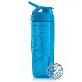 BlenderBottle | SportMixer  Tritan Sleek | 820 ml | Blauw | Shakebeker | Shaken zonder klonten en zonder te lekken! | Shaker | Bidon | Water Fles | Drink Fles |