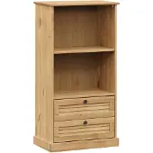 vidaXL Boekenkast VIGO 60x35x114,5 cm massief grenenhout