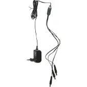 Lumineo 4,5 volt 3x trafo 4,5v-3,6w zwart