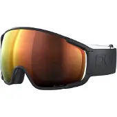 POC - Skibrillen - Zonula Uranium Black/Partly Sunny Orange voor Unisex - Zwart