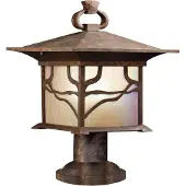 Kichler Mini LED Tuin Pilaar Morris | 1X E27 Max 60W | IP44 (Outdoor) | Distressed Copper