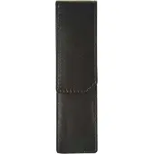 Maverick Leren pen etui voor 2 pennen | Zwart