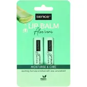 Sence 6x Lippenbalsem Aloë Vera 2 Stuks