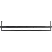 Light & Living Wandplank 120x18x24 cm MADDISON hout mat zwart (Zwart, 120x24x18cm)