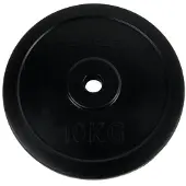 Tunturi Halterschijf - Halter gewichten - 1x 10 kg - 30mm - Rubber - incl. gratis fitness app