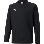 Puma Unisex, Sportief shirt, teamLIGA Training Sweat Jr-657239 (128), Zwart, 128