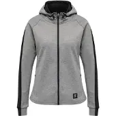 Hummel Sportief sweatvest 'Essi' grijs gemêleerd / zwart