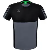 Erima Six Wings Short Sleeve T-shirt Grijs XL Man