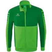 Erima Trainingsjack lichtgrijs / grasgroen / donkergroen