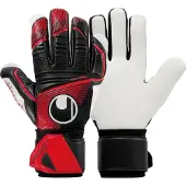 Uhlsport Powerline Supersoft HN Keepershandschoenen Zwart Rood Wit