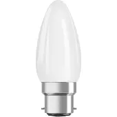Ledvance Classic Performance LEDbulb B22 (Bajonetfitting) d Kaars Filament Mat 4.8W 470lm - 827 Zeer Warm Wit | Dimbaar - Vervangt 40W