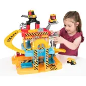 HTI JCB Mijn Eerste Garage - Speelgoed voor Jonge Bouwers