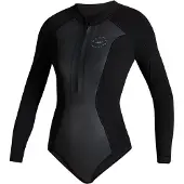 Mystic Sway Longarm Black Serie 2/2 Mm Shorty Met Lange Mouwen En Rits Aan De Voorkant Voor Dames
