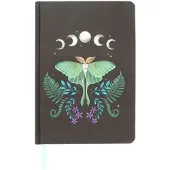 Something Different - Luna Moth A5 Notitieboek met Maanfases - Multicolours - (hxbxd) ca. 21cm x 14,6cm x 1,7cm