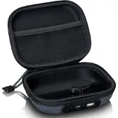 Lenco PBC-20GY - Case met ingebouwde powerbank - Voor MP3/MP4-spelers en accessoires - 2200 mAh - Grijs