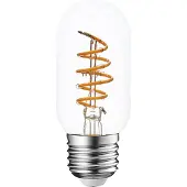 LumenXL 4W, 2500K, helder glas, LED filament buislamp 11 cm, E27, dimbaar
