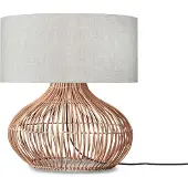 Good&Mojo LED Tafellamp Kalahari | 1X E27 Max 40W | Natural/Linen Light