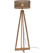 Good &Mojo Vloerlamp java bamboe/zwart 50x50x145cm