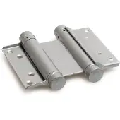 Dx Bommer scharnier dubbelwerkend 39/175 mm deurdikte 40-45 mm - zilvergrijs