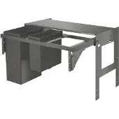 GROHE Inbouw prullenbak - 2 afvalbakken (1x29L en 1x11L) - 40982000