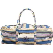 Fitness-Mad Kit bag 62x22x22 cm 100% katoen iyengar yoga blauw