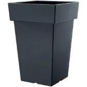 Prosperplast Bloempot Hoog Vierkant Lofly Square 19x19x29cm ANTRACIET