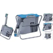 Progarden Vouwkruk Met Koeltas Grijs grijs Polyester Redcliffs Koeltas