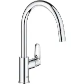 GROHE Start Flow - Keukenkraan met uittrekbare vuistdouche, chroom 30569000