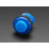 Adafruit Arcade Button with LED - 30mm Translucent Blue 3490