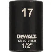 DeWalt DT7535 Krachtdop 1/2" kort | 17mm