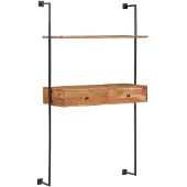vidaXL Wandbureau 90x40x170 cm massief acaciahout