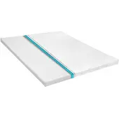 vidaXL Topmatras ei-profiel 6 cm koudschuim 140x200 cm