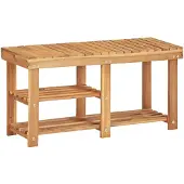 vidaXL Schoenenrek 90x32x46 cm massief acaciahout