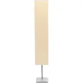 vidaXL Vloerlamp met stalen voet, 135 cm, beige