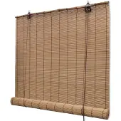vidaXL Rolgordijn 100x220 cm bamboe bruin online kopen