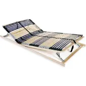 vidaXL Lattenbodem met 42 latten 7 zones 140x200 cm