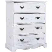 vidaXL Ladekast 60x30x75 cm hout wit